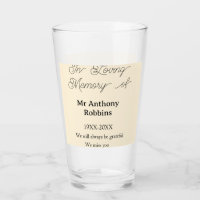 In Loving memory of name funeral memory keepsake