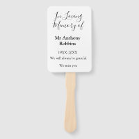 In Loving memory of name funeral memory keepsake