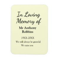 In Loving memory of name funeral memory keepsake