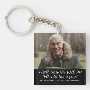 In Loving Memory Of Photo Keychain