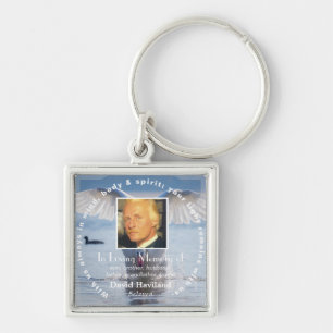 In Loving Memory of Photo Keychain HAMbyWG