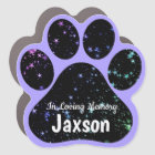 In Loving Memory Paw Print Pet Memorial