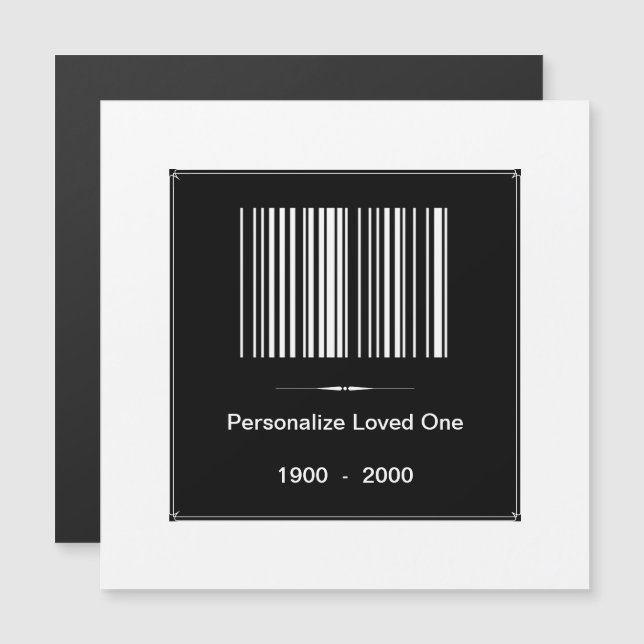 In Loving Memory - Personalize / Photo Name Date - (Front/Back)