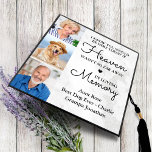 In Loving Memory Personalized 3 Photo  Memorial Graduation Cap Topper<br><div class="desc">Honour your beloveds on graduation day with a custom photo collage memorial graduation cap topper. This unique memorial keepsake graduation cap is the perfect gift for yourself, family or friends to pay tribute to your loved one. Our memorial graduation cap topper feature 3 photos for you to honour 3 loved...</div>