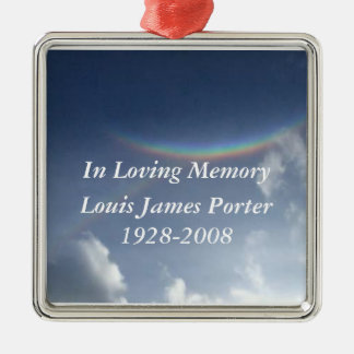 In Loving Memory Personalized Christmas Ornament