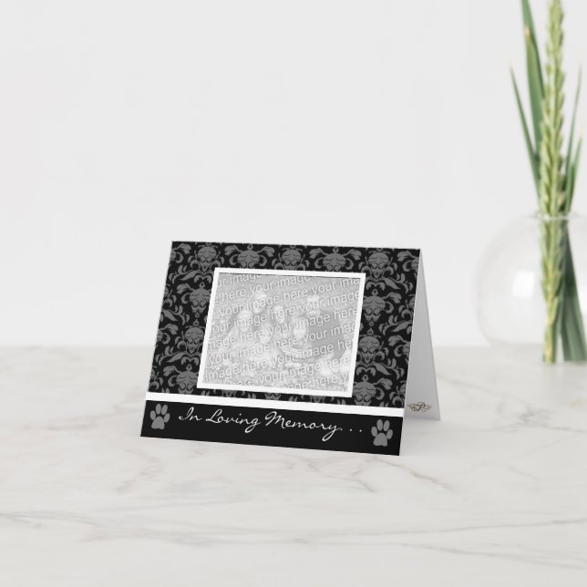 "In Loving Memory" Pet Cards (Front)