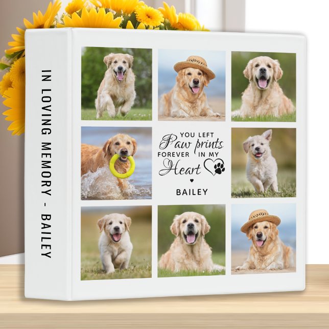 In Loving Memory Pet Memorial Photo Album Binder (Creator Uploaded)