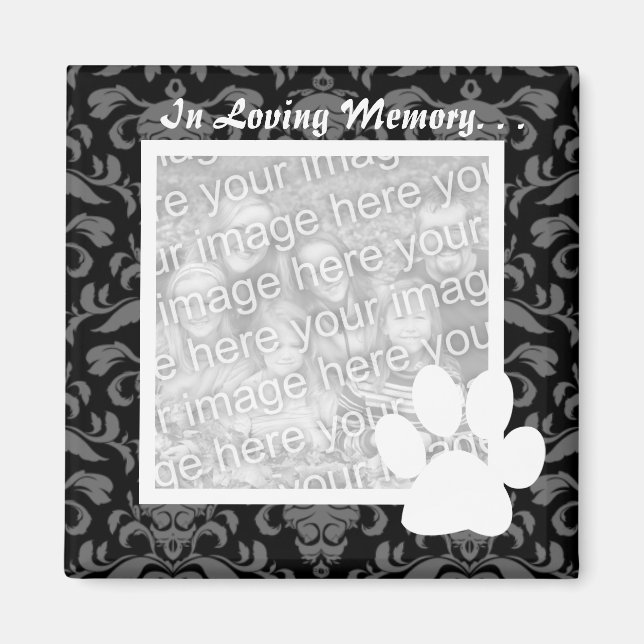 In Loving Memory Pet Photo Magnet (Front)