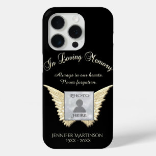 In Loving Memory Photo Angel WIngs Case-Mate iPhon iPhone 15 Pro Case