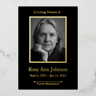 In Loving Memory Photo Funeral 