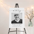 In Loving Memory Photo Funeral Memorial Sign