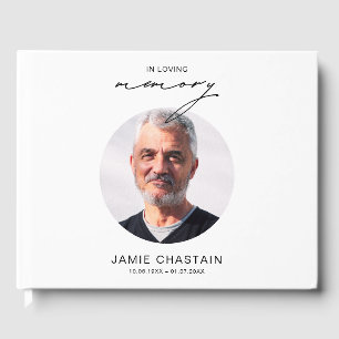 In Loving Memory Photo Funeral Sympathy Memorial Guest Book