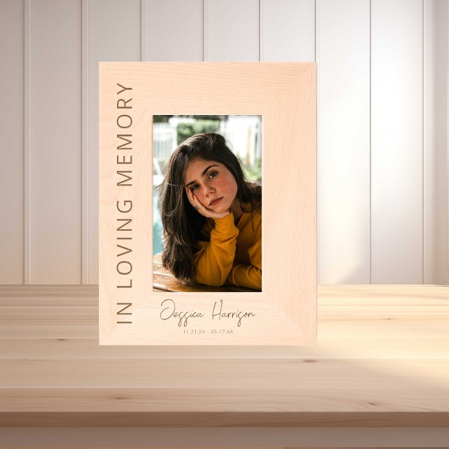 In Loving Memory | Photo Memorial Etched Frames (Creator Uploaded)