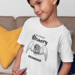 In Loving Memory Photo Memorial Grandad Toddler T-shirt