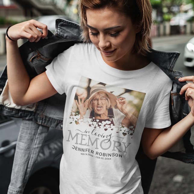 In Loving Memory Photo Memorial T-Shirt (Creator Uploaded)