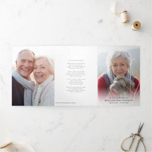 In Loving Memory Photo Memories Memorial Card