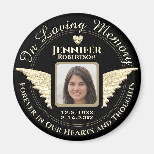 In Loving Memory Photo Remembrance Magnet