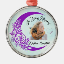 In Loving Memory Photo Remembrance Ornament