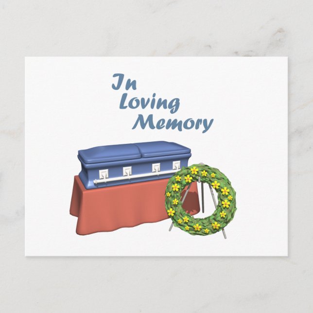 In Loving Memory Postcard (Front)