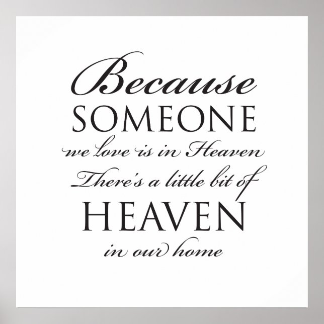 In Loving Memory Print Memorial Remembrance Sign (Front)