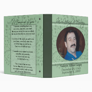 In Loving Memory / Remembrance Custom Binder