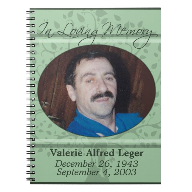 In Loving Memory / Remembrance Custom Guest book (Front)