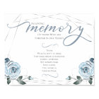 In Loving Memory Remembrance Prayer Wedding Sign