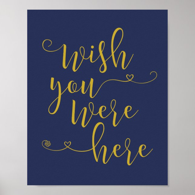 In loving memory sign - wish you were here (v8) (Front)