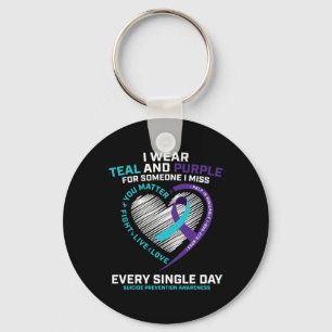 In Loving Memory Suicide Prevention Awareness  Keychain