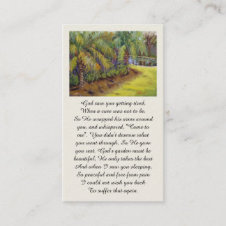 In Loving Memory Sympathy Card