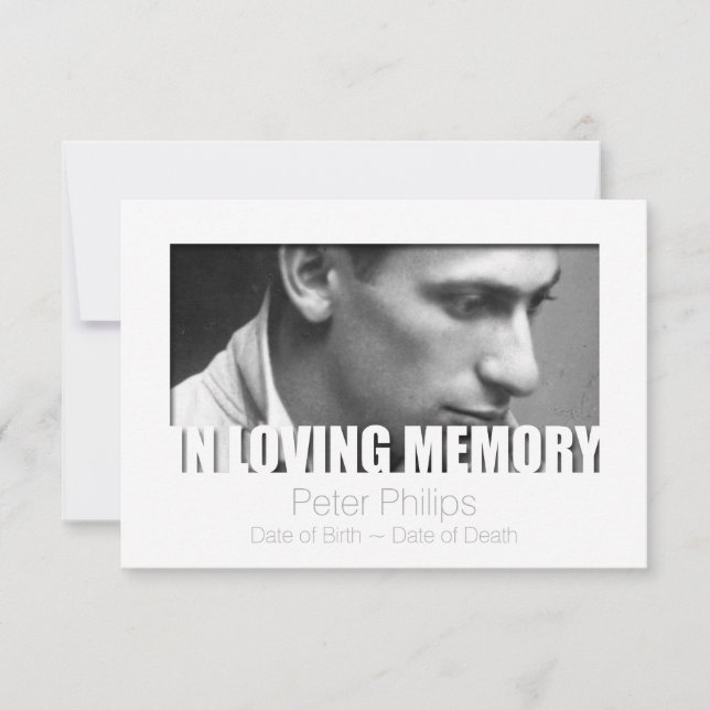 In Loving Memory Template Celebration of Life 3 (Front)
