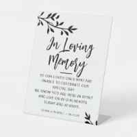 In Loving Memory Wedding Personalized