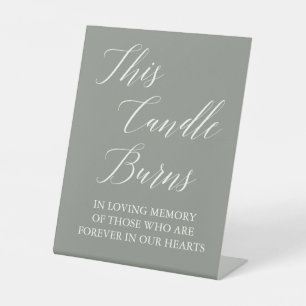 In loving memory wedding sign