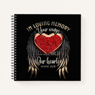 In Loving Memory Wind Valentine Day Gift Notebook