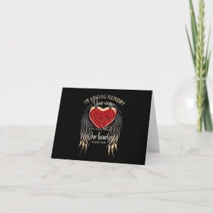 In Loving Memory Your Wings Were Ready Card