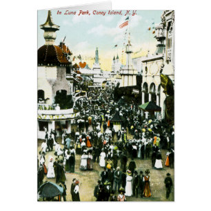 In Luna Park, Coney Island, New York