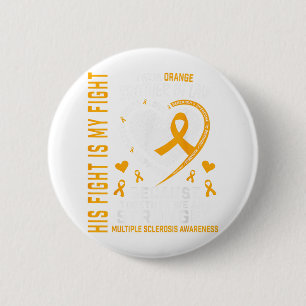 In March We Wear Orange Brother In Law Multiple Sc 2 Inch Round Button