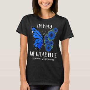 In May We Wear Blue Apraxia Awareness Flower Butte T-Shirt