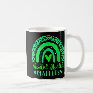 In May We Wear Green For Mental Health Awareness R Coffee Mug