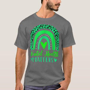 In May We Wear Green For Mental Health Awareness R T-Shirt