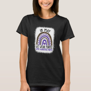 In May We Wear Purple Cool Purple Lupus Awareness T-Shirt