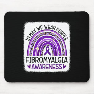 In May We Wear Purple Fibromyalgia Awareness 2 Mouse Pad