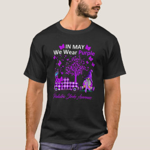 In May We Wear Purple Pediatric Stroke Awareness T-Shirt