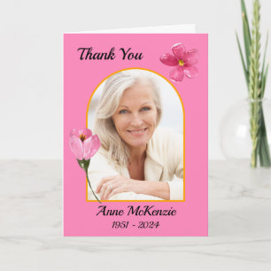 In Memorial Thank You Card 