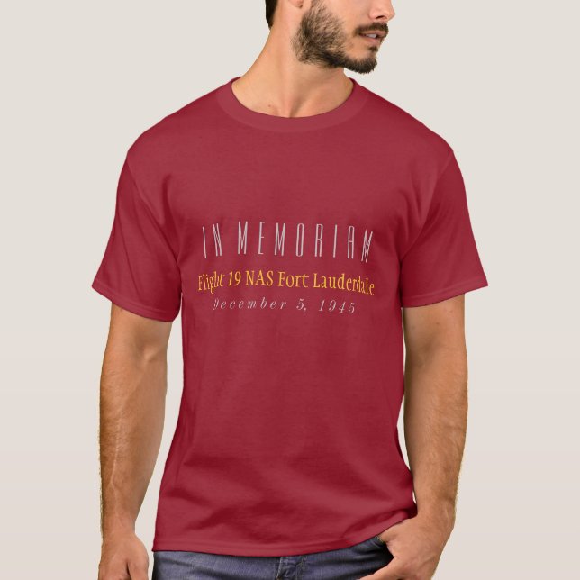 In Memoriam Flight 19 T-Shirt (Front)