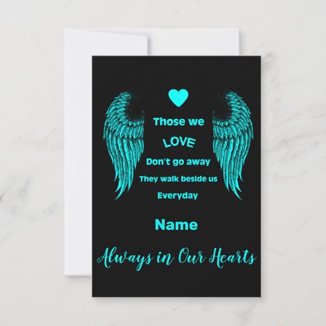 In Memory Bereavement And Loss Photo Print (Front)