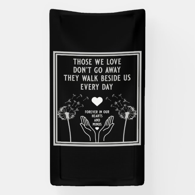 In Memory Bereavement And Loss Photo Print Banner (Vertical)