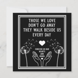 In Memory Bereavement And Loss Photo Print Card