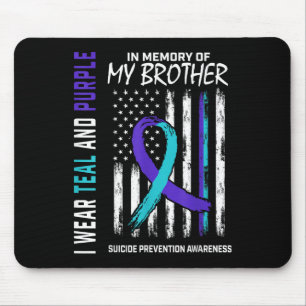 In Memory Brother Suicide Awareness Prevention Ame Mouse Pad