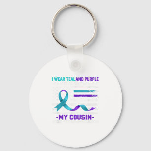 In Memory Cousin Suicide Awareness Prevention Amer Keychain